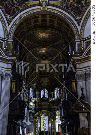 ロンドンのセントポール大聖堂からの風景 105641905