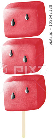 watermelon cut into cubes watermelon cut into cubes 105642188