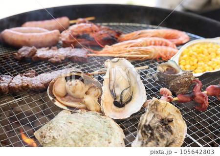 海鮮浜焼きバーベキュー 海鮮浜焼きバーベキュー 105642803