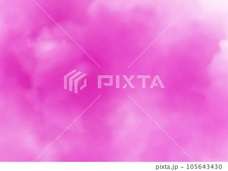 赤紫のふわふわした水彩風背景素材 105643430