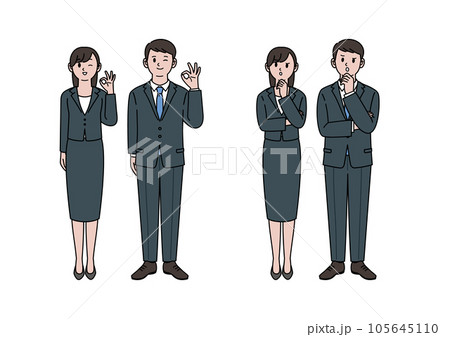 男女のビジネスパーソン 105645110