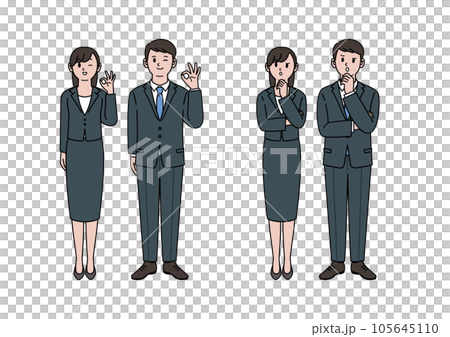 男女のビジネスパーソン 105645110