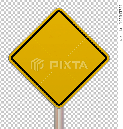 Blank crossing sign - Stock Illustration [105645731] - PIXTA