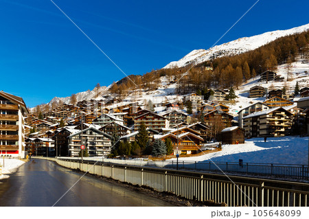 Townscape of Zermatt, Switzerland Townscape of Zermatt, Switzerland 105648099