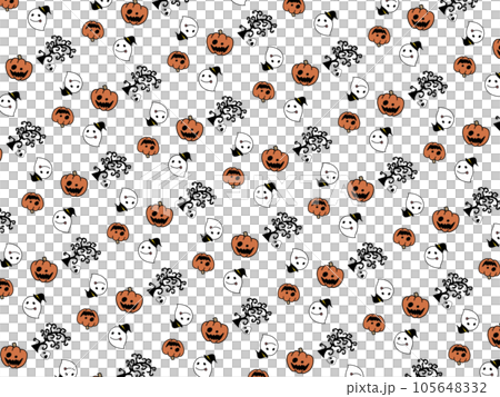 無縫萬聖節圖案 無縫萬聖節圖案 105648332