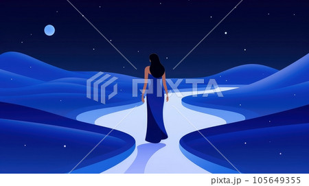 Psychic waves experimentation, psychedelia, and bold mental, emotional, cartoon style, journey into wellness with psychic waves, Generative AI illustration 105649355