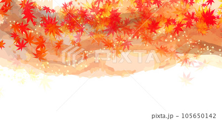 紅葉　もみじ　秋　背景	 105650142