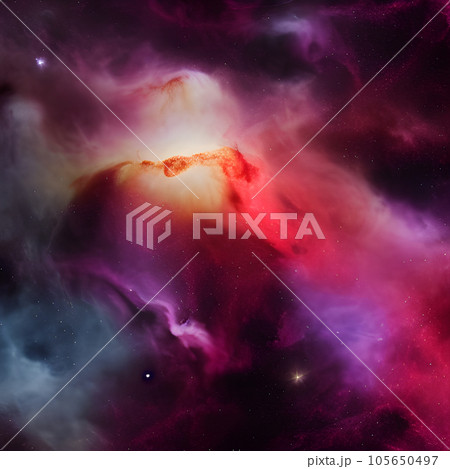 galaxy space random background, nebula light sky, abstract element design 105650497