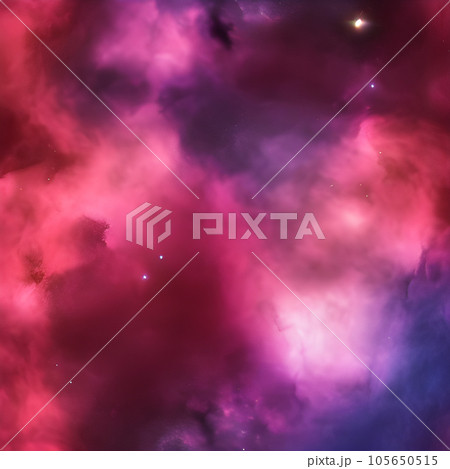 galaxy space random background, nebula light...のイラスト素材 [105650515] - PIXTA
