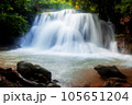 Waterfall with beautiful. 105651204