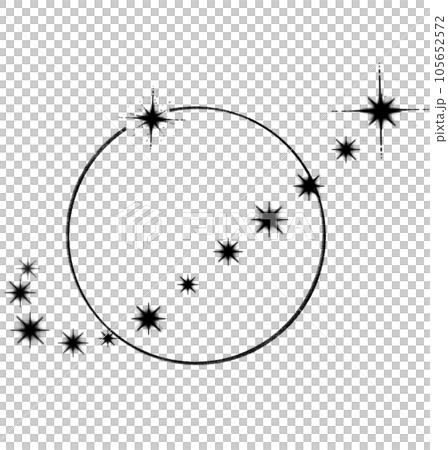 Stars and planet in space Stars and planet in space 105652572