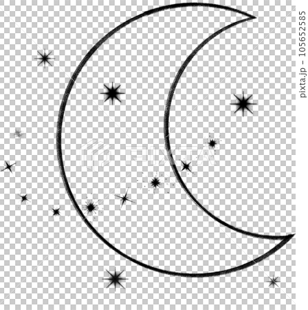 Stars and planet in space 105652585