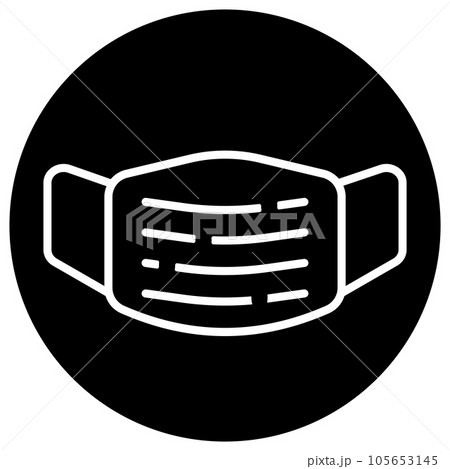 mask icon vector 105653145