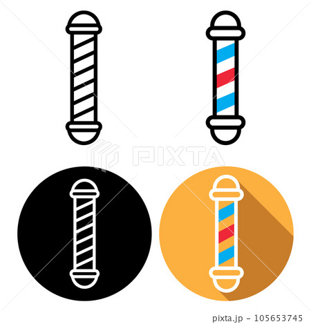 barber icon vector 105653745