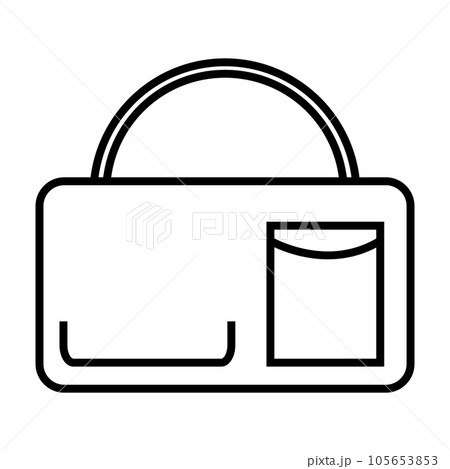 school bag icon vector 105653853