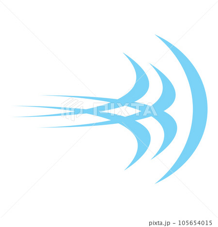 wind icon vector 105654015