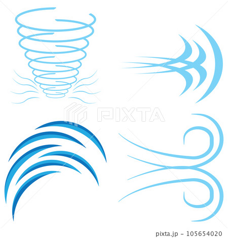 wind icon vector 105654020