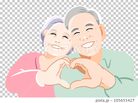 Good old couple, no background 7 105655427