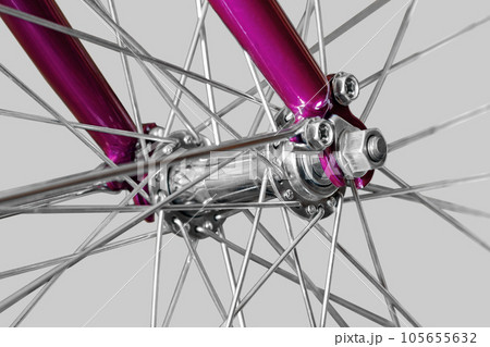 Bicycle wheel hub. Bicycle wheel hub. 105655632