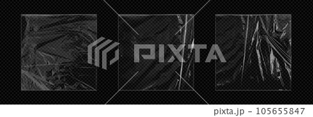 Plastic wrap with overlay effect for package cover 105655847