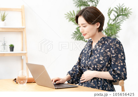 マタニティ ワーキングマザー 妊婦 マタニティ ワーキングマザー 妊婦 105656425