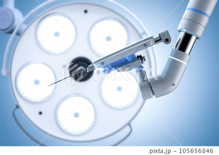 Robotic assisted surgery machine with surgery lights 105656846