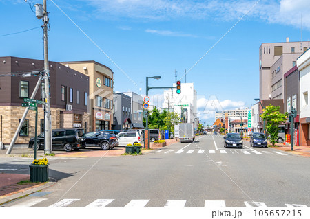 富良野駅前 東5条通 日の出町 富良野駅前 東5条通 日の出町 105657215