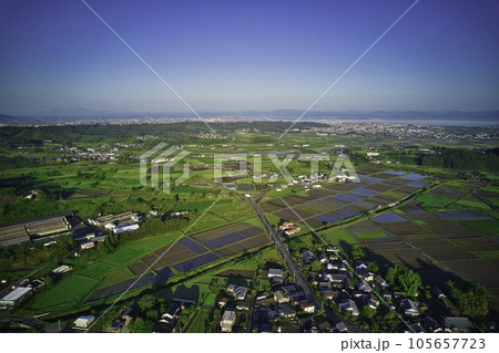 都城市 R5年夏 空撮 都城市 R5年夏 空撮 105657723