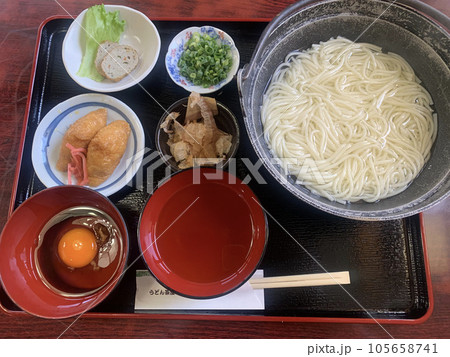 五島列島の郷土料理 五島うどんの地獄炊き 五島列島の郷土料理 五島うどんの地獄炊き 105658741