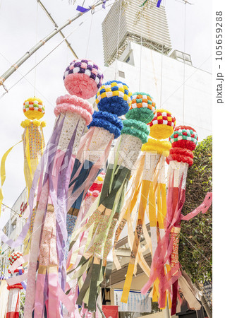 夏の仙台　仙台七夕まつり2023　宮城県仙台市 105659288