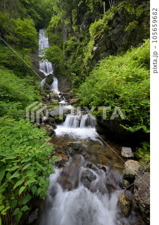 唐沢の滝（長野県木曽郡木曽町新開） 105659682