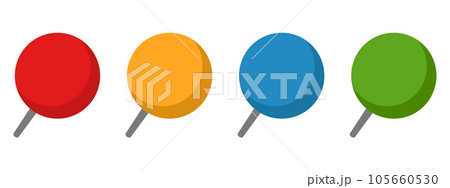 画鋲のイラスト 画鋲のイラスト 105660530