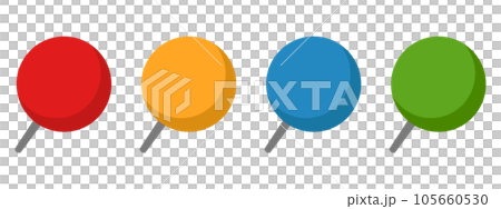 画鋲のイラスト 画鋲のイラスト 105660530