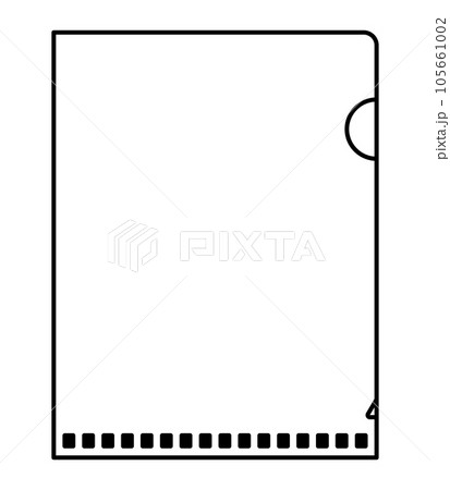 クリアファイルのイラスト 105661002
