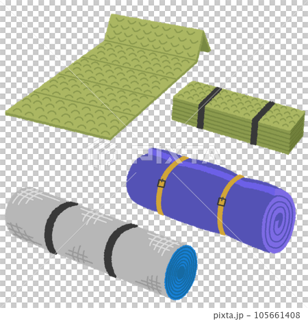 キャンプマットのイラスト キャンプマットのイラスト 105661408