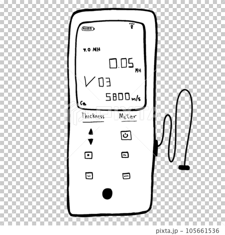 Thickness Meter Scientific Testing Ultrasonic Thickness Measurement 105661536