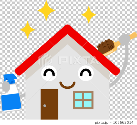 cleaning house character 105662014