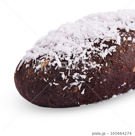 Chocolate cake potato isolated on white background Chocolate cake potato isolated on white background 105664274