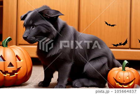 《AI画像》ハロウィンイメージ 105664837