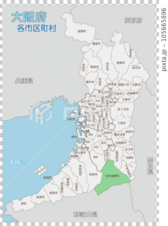 河内長野市のイラスト素材 [105665896] - PIXTA