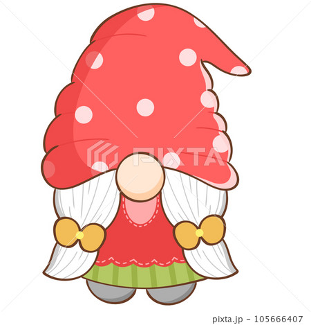 a dwarf wearing a watermelon costume 105666407