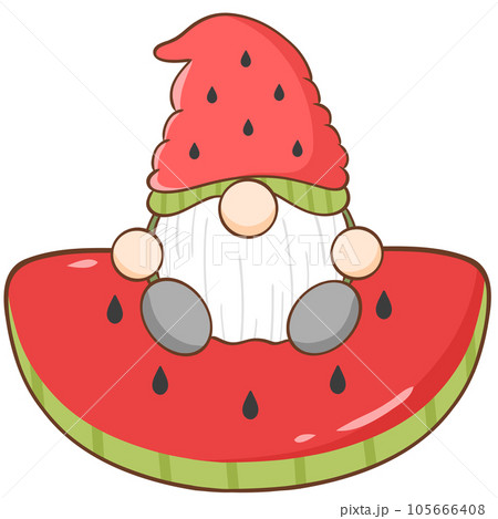 dwarf with watermelon 105666408