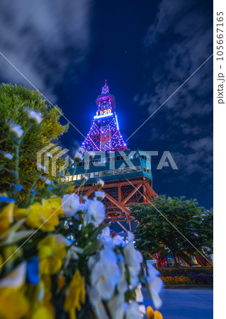 北海道さっぽろテレビ塔の夜景 105667165
