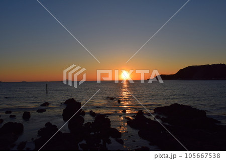 宿毛湾の夕陽 宿毛湾の夕陽 105667538