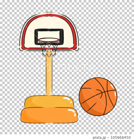 basketball game illustration 105668450