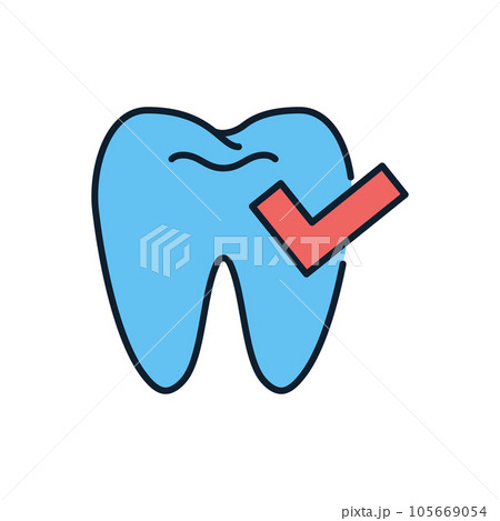 Dental Check Icon Dental Check Icon 105669054
