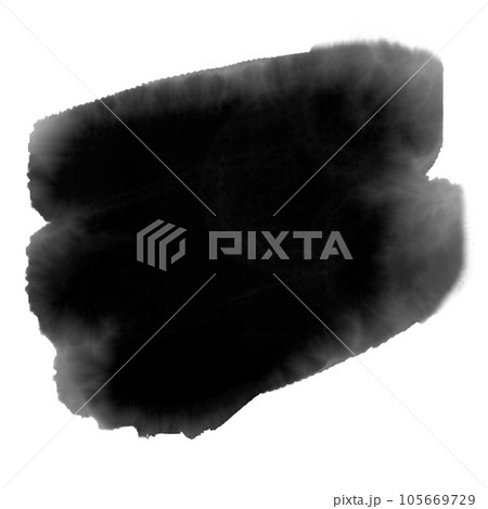 墨で描いた黒色の背景素材 墨で描いた黒色の背景素材 105669729