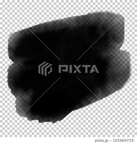 墨で描いた黒色の背景素材 墨で描いた黒色の背景素材 105669729