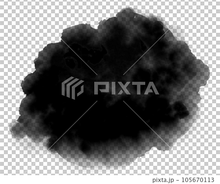 Black background material drawn with ink 105670113
