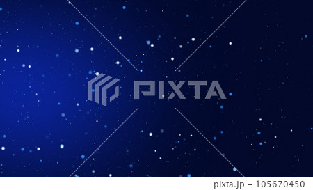 Dust blue particles. Abstract background of particles. Dots background. Futuristic digital dots background. 105670450